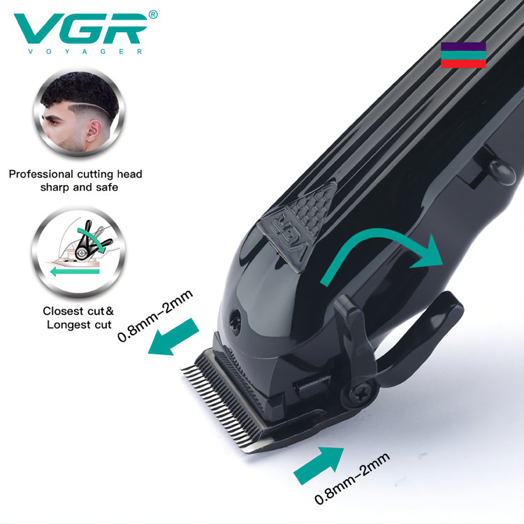 ماشین اصلاح حجم زن و ریش تراش vgr اصلی با معتبر