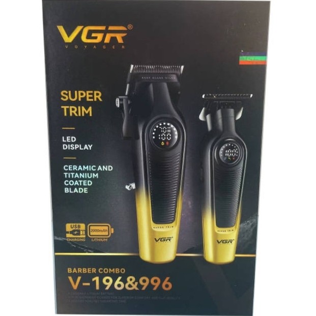ست ماشین اصلاح سالنی VGR مدلV-996و V196