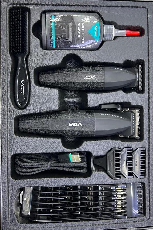 ماشین اصلاح سر و صورت دوقلو وی جی آر مدل V-640 با 18 ماه