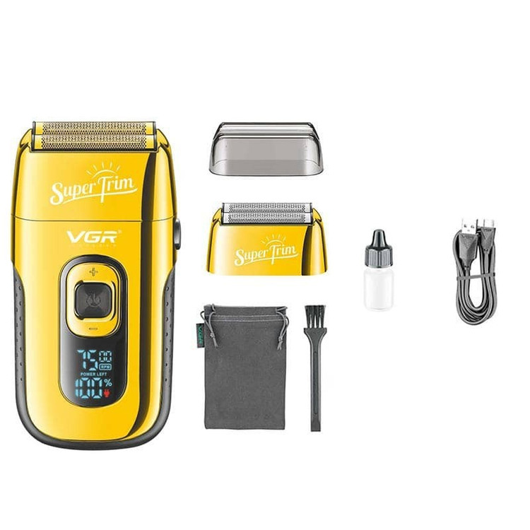 شیور صورت شارژی وی جی آر اصل مدل VGR V-332 با 12 ماه