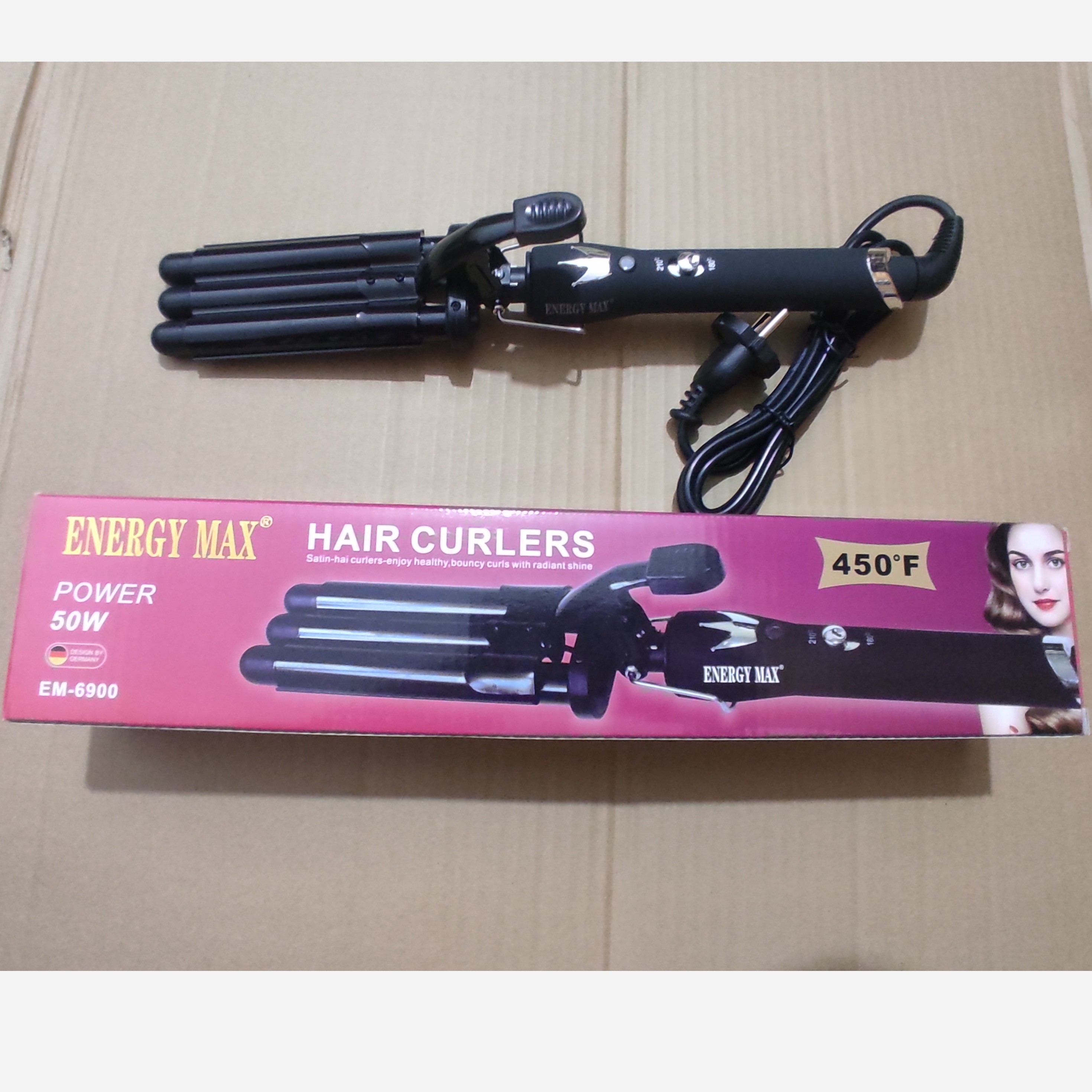حالت دهنده مو (فر S) انرژی مکس ENERGY MAX EM-6900 فر عربی بابلیس فر اس اتو مو