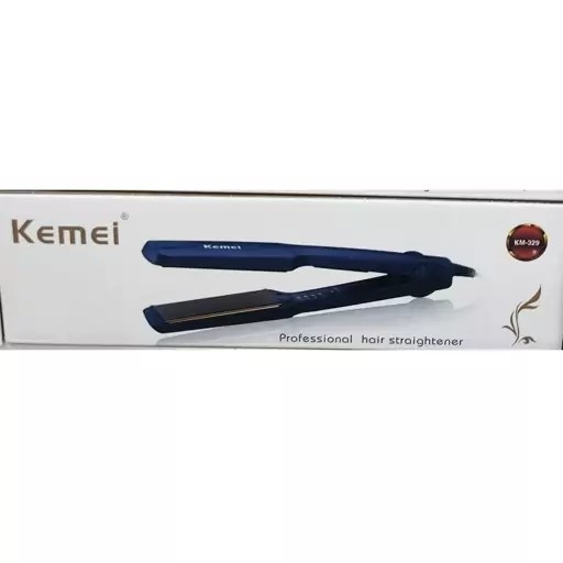 اتو مو حرفه ای کیمی مدل KM-329 صفحه پهن ( تکی و عمده موجوده )