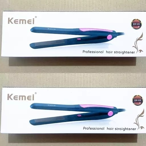 اتو مو حرفه ای کیمی مدل Kemei KM-328 صفحه باریک