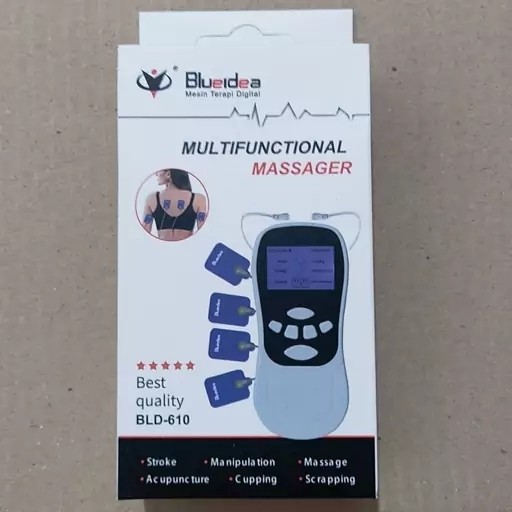 ماساژور تنس عضلانی بلوآیدیا مدل BLD-610 ماساژور پروانه ای شوک الکتریکی ماساژور برقی