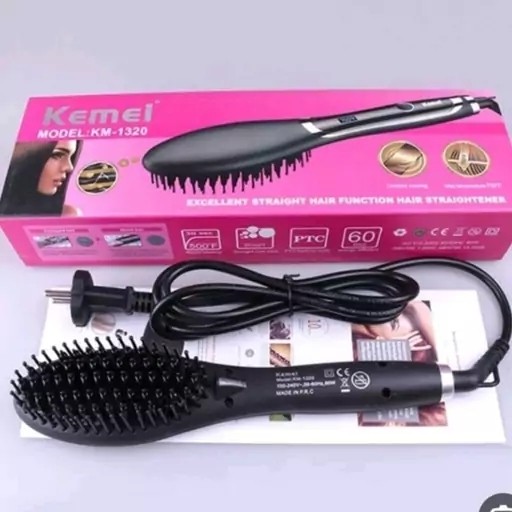 برس حرارتی کیمی KM-1320 و خرید برس حرارتی ، اتو مو ، سشوار ، شانه