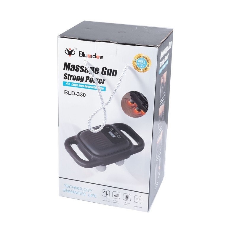 ماساژور 4 سر حرفه ای بلوایدیا مدل Massage Gun Strong power BLD-330