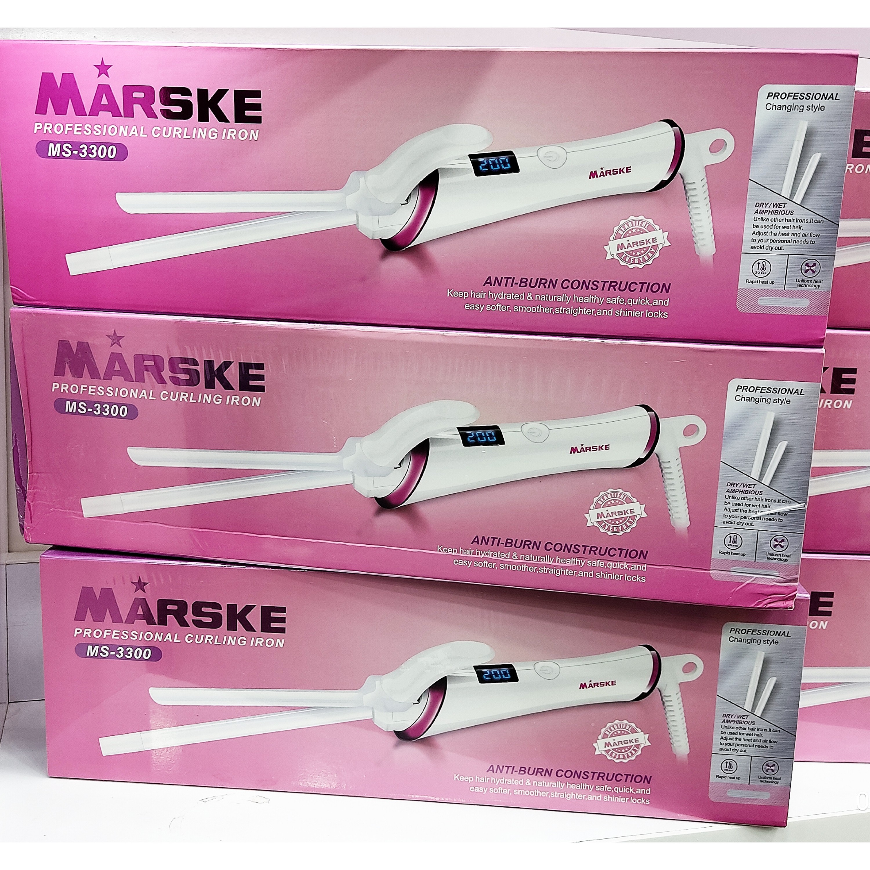 فر کننده مو مارسک مدل MS-3300 MARSKE فر مو 9 میلیمتر
