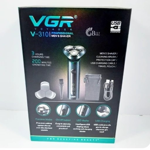 ماشین اصلاح موی صورت وی جی ار مدل V-310
