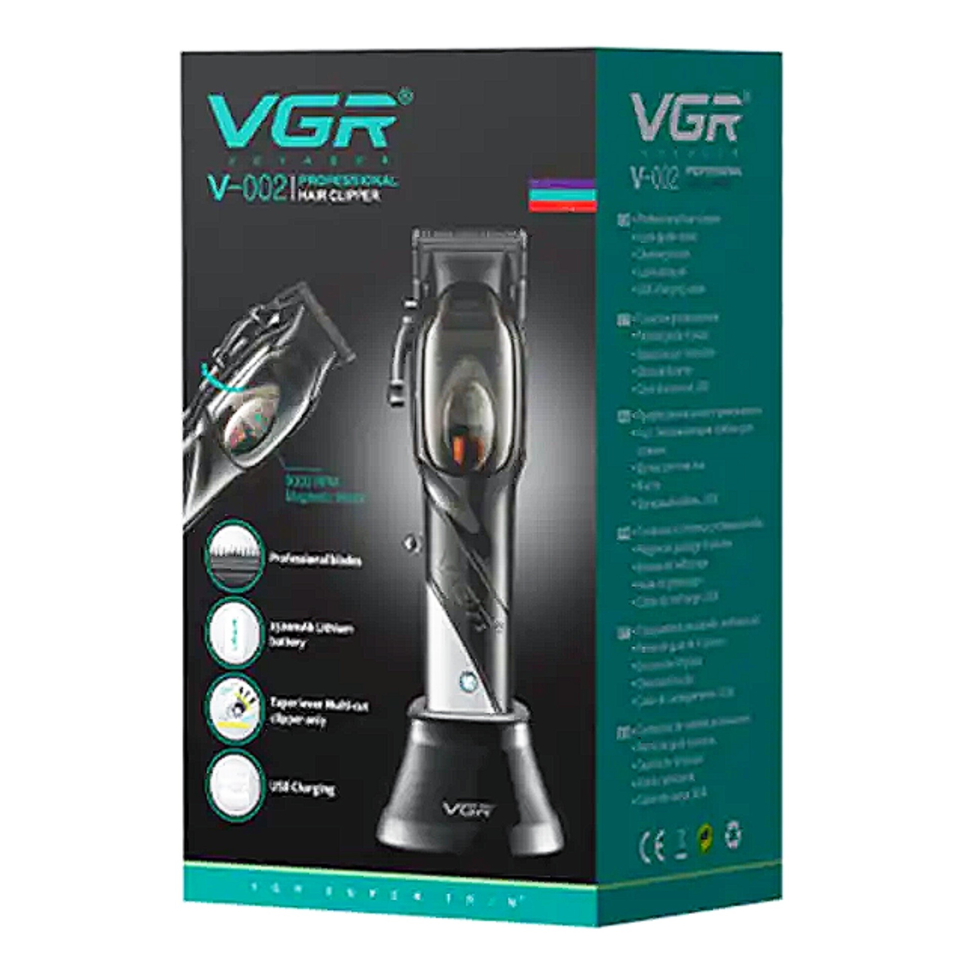 ماشین اصلاح وی جی آر V-002 حجم زن خط زن صفر زن شیور