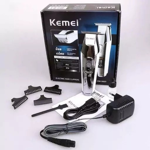 ماشین اصلاح موی سر و صورت کیمی kemei مدل KM-5027 ریش تراش ، موزر و خرید و فروش