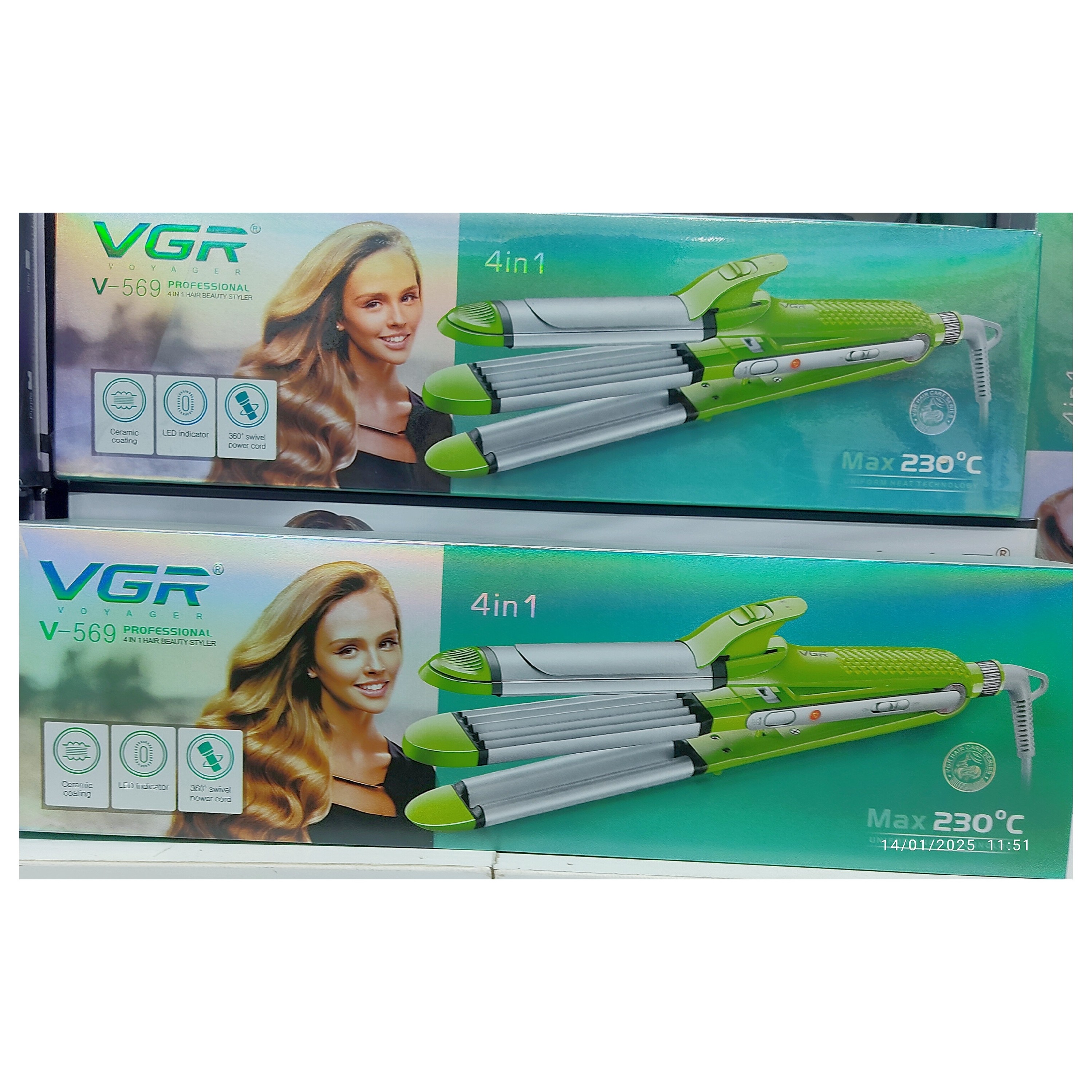 اتو مو چهار کاره vgr v 569 اتو صاف کننده ویو درشت ویو ریز فر یا باب لیس وی جی ار