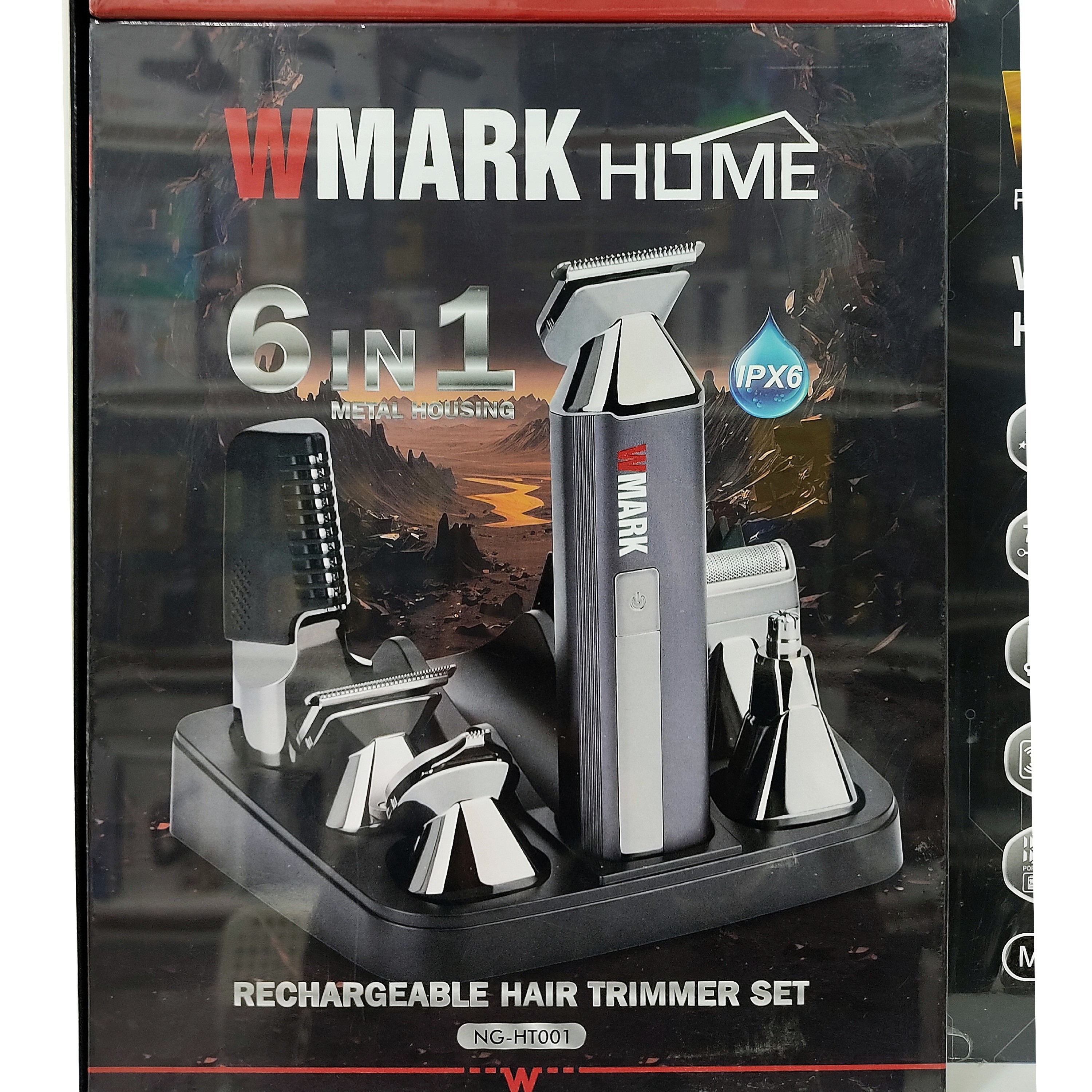 ماشین اصلاح 6 کاره حرفه ای دبلیو مارک مدل HT001 WMARK
