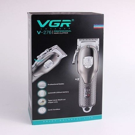 ماشین اصلاح موی سر و صورت وی جی ار مدل V-276 vgr ماشین اصلاح حرفه ای
