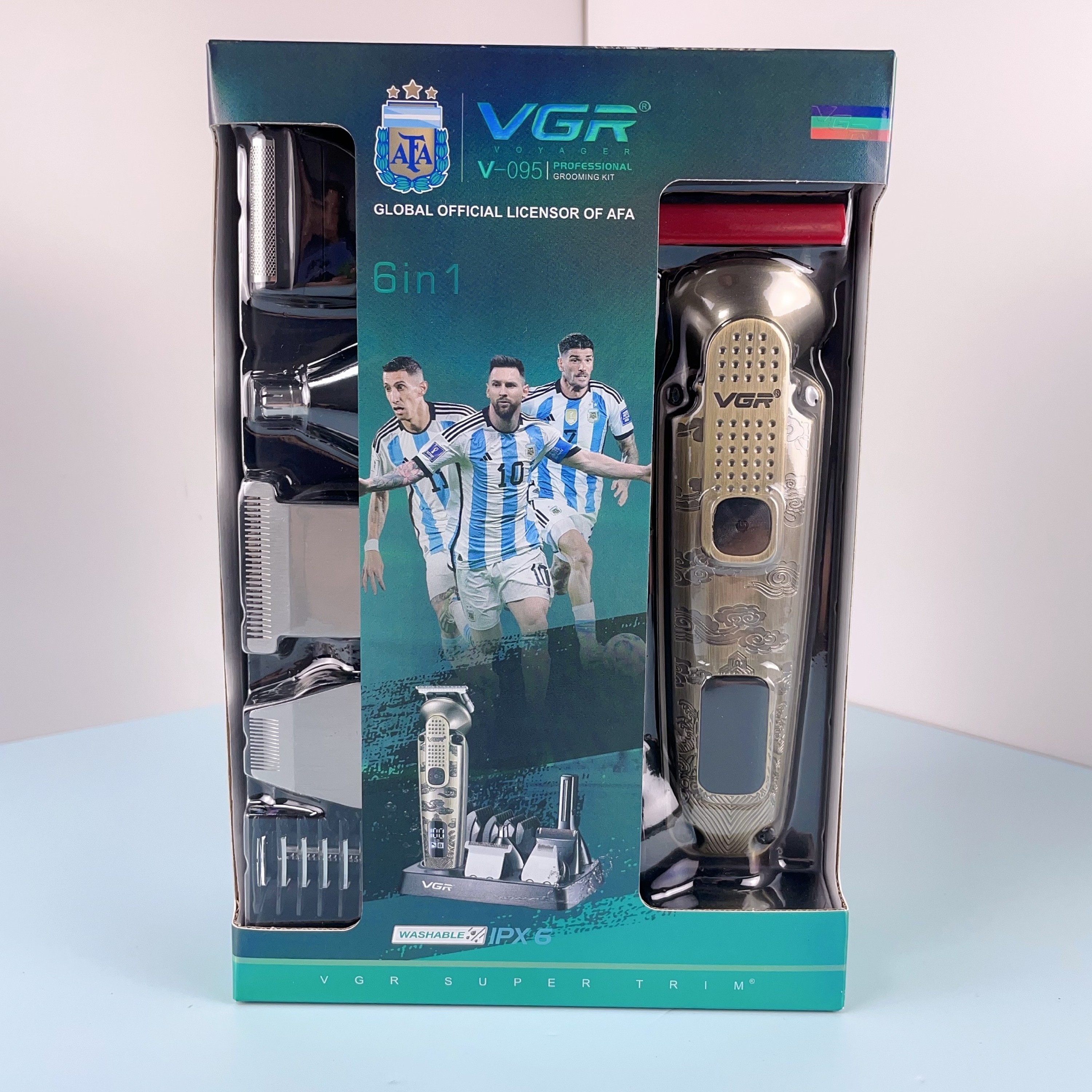 ماشین اصلاح چند کاره ضد اب وی جی ار مدل V-103 و V-102 و VGR V-095 کیفیت عالی ریش تراش شیور خط زن حجم زن موزر
