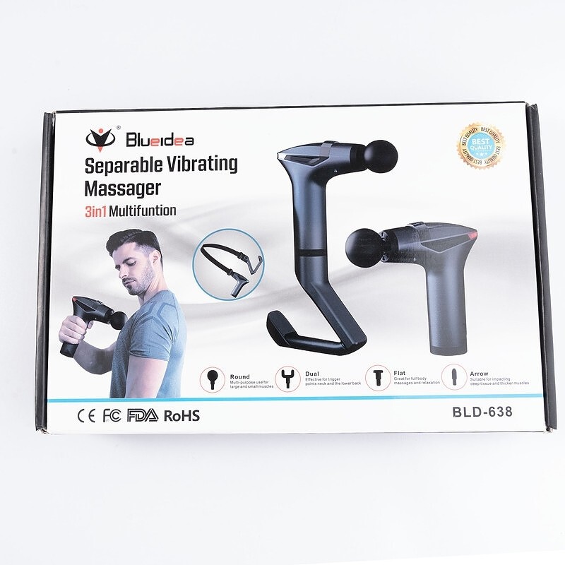 ماساژور بلو آیدیا مدل BLD 638 ماساژور شارژی ماساژور برقی ماساژور دستی ماساژور تفنگی
