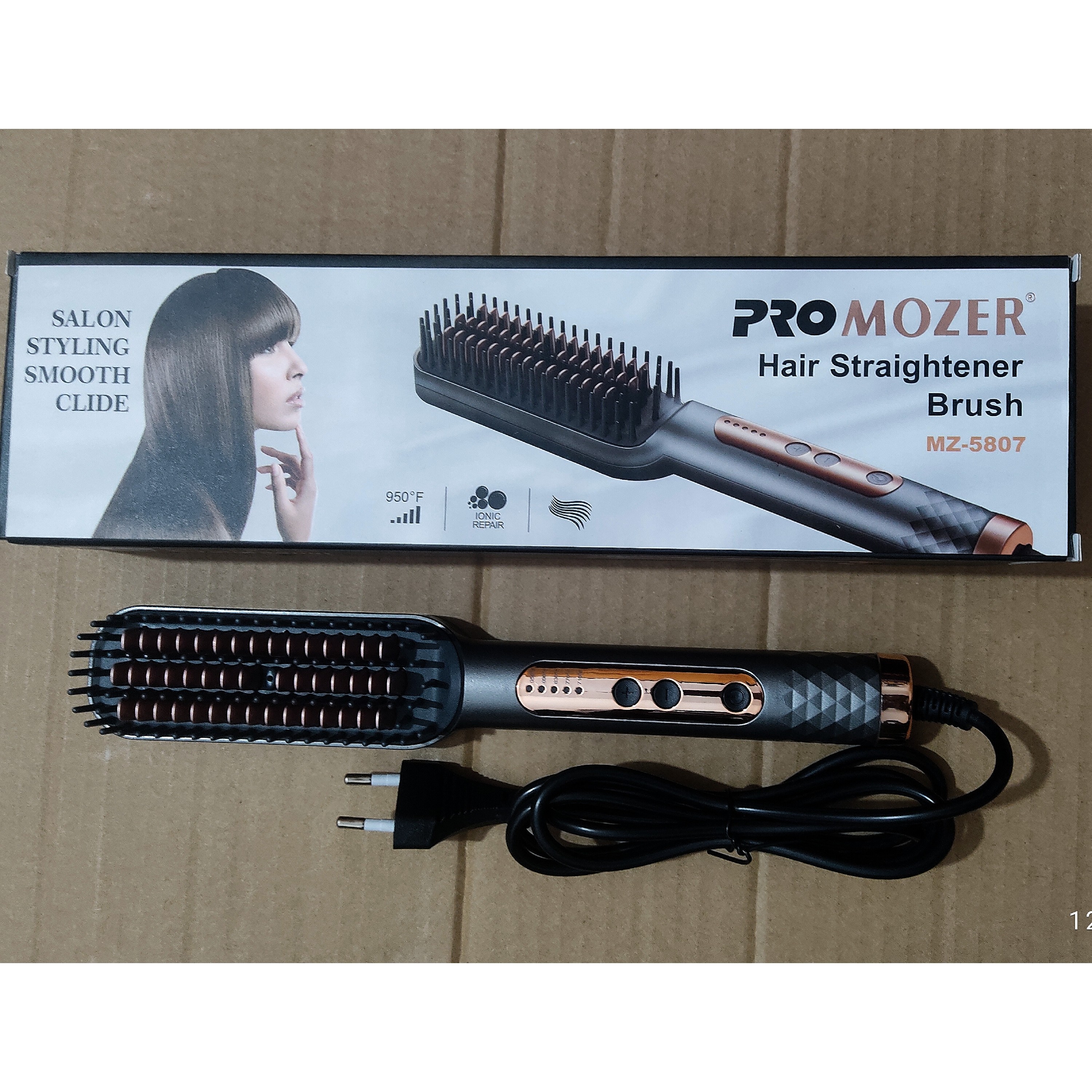 برس حرارتی PROMOZER مدل MZ-5807 اتو مو حالت دهنده مو بابلیس
