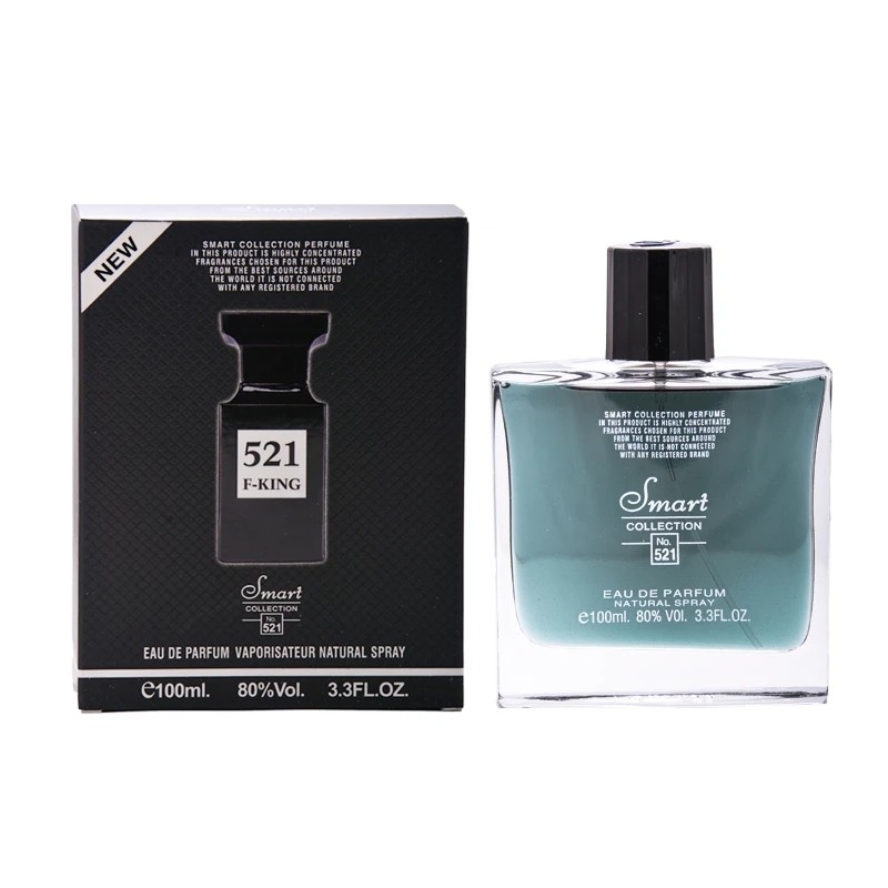 عطر ادوپرفیوم مردانه اسمارت کالکشن مدل 521 F-King فابولوس حجم 100 میلی لیتر تلخ گرم