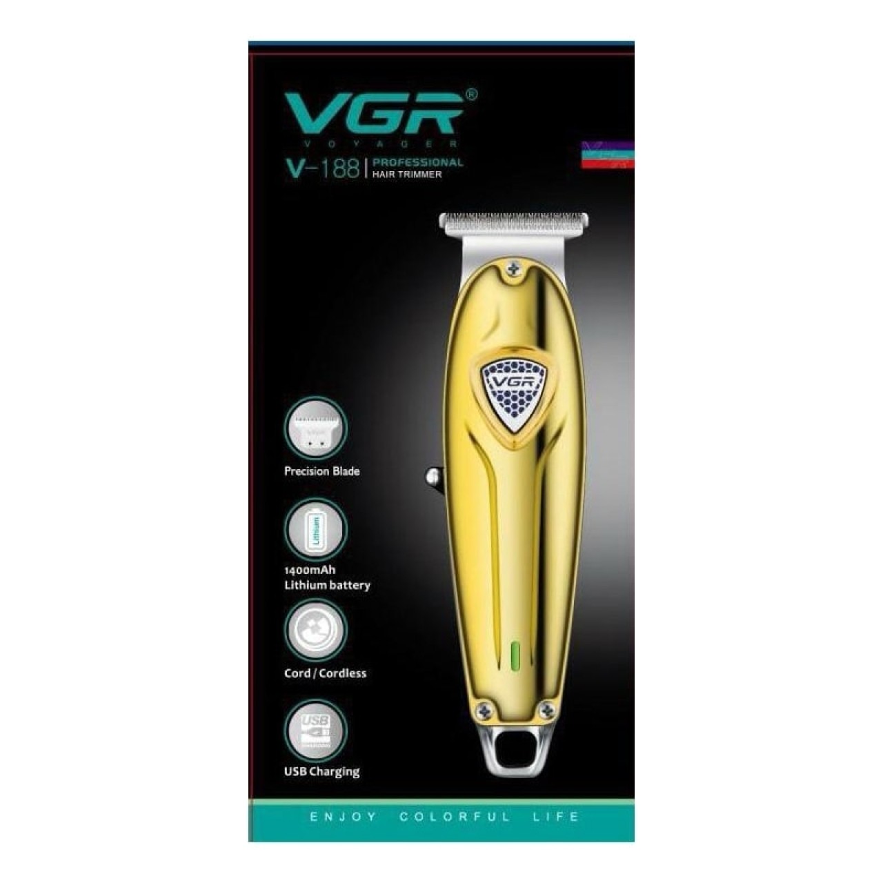 ماشین اصلاح سر و صورت وی جی آر مدل V-188