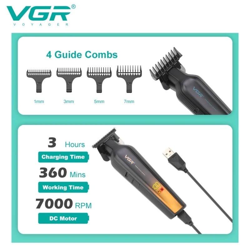 ماشین اصلاح سر و صورت وی جی آر مدل V-930