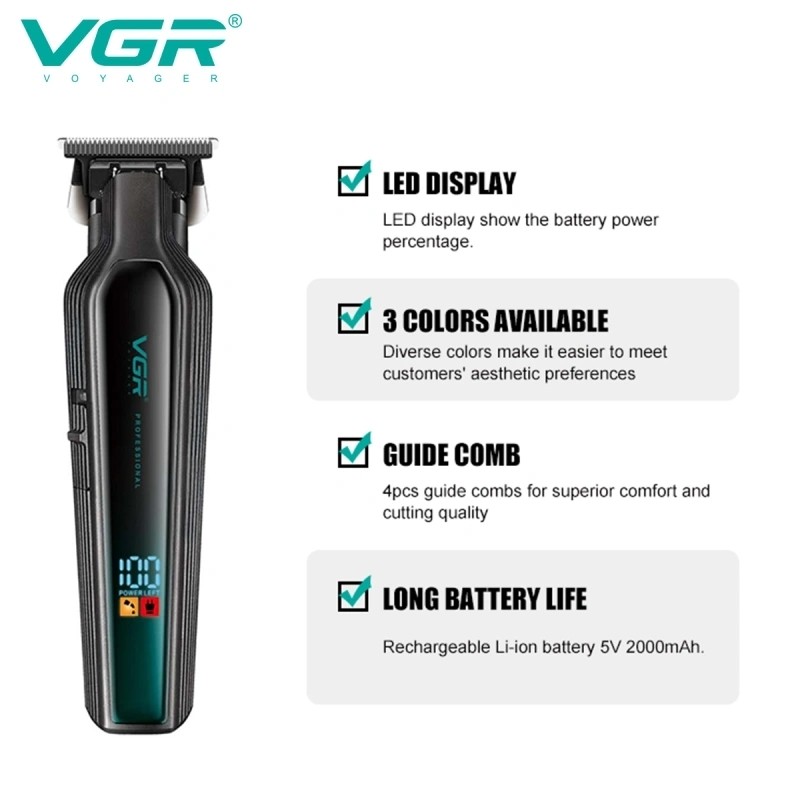 ماشین اصلاح سر و صورت وی جی آر مدل V-930