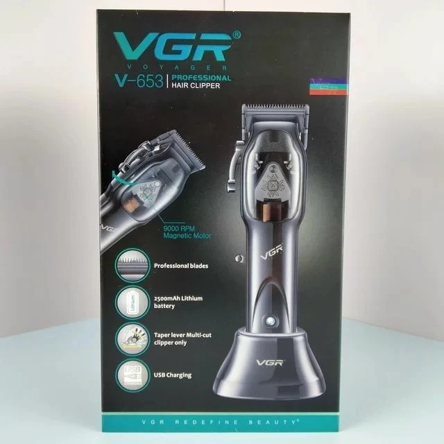 ماشین اصلاح موی سر و صورت وی جی ار مدل V-653