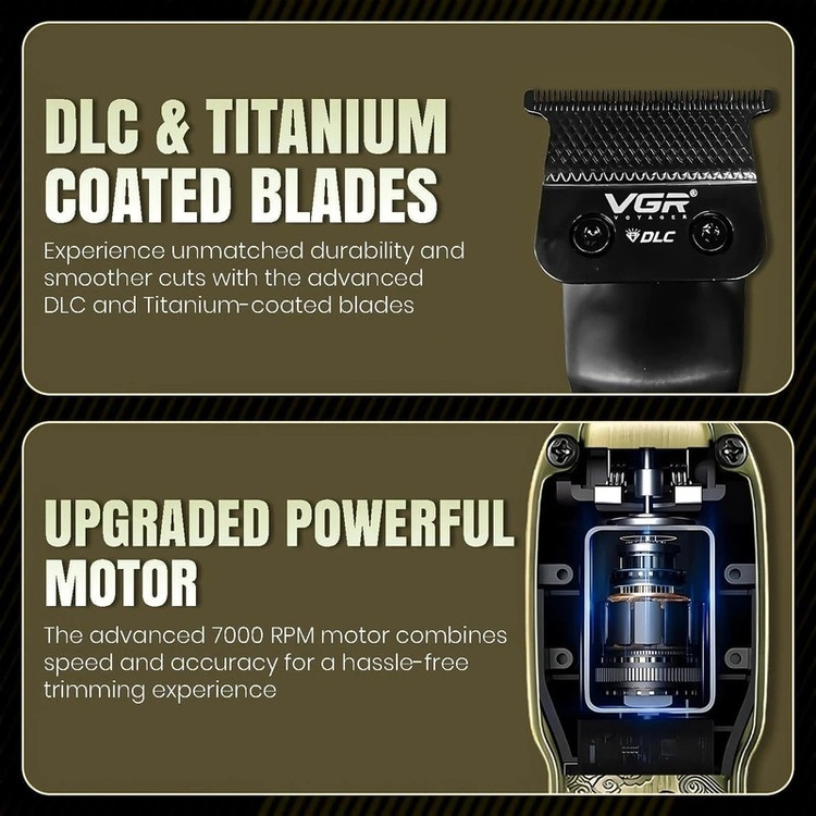 ماشین اصلاح و خط زن وی جی آر مدل V-954