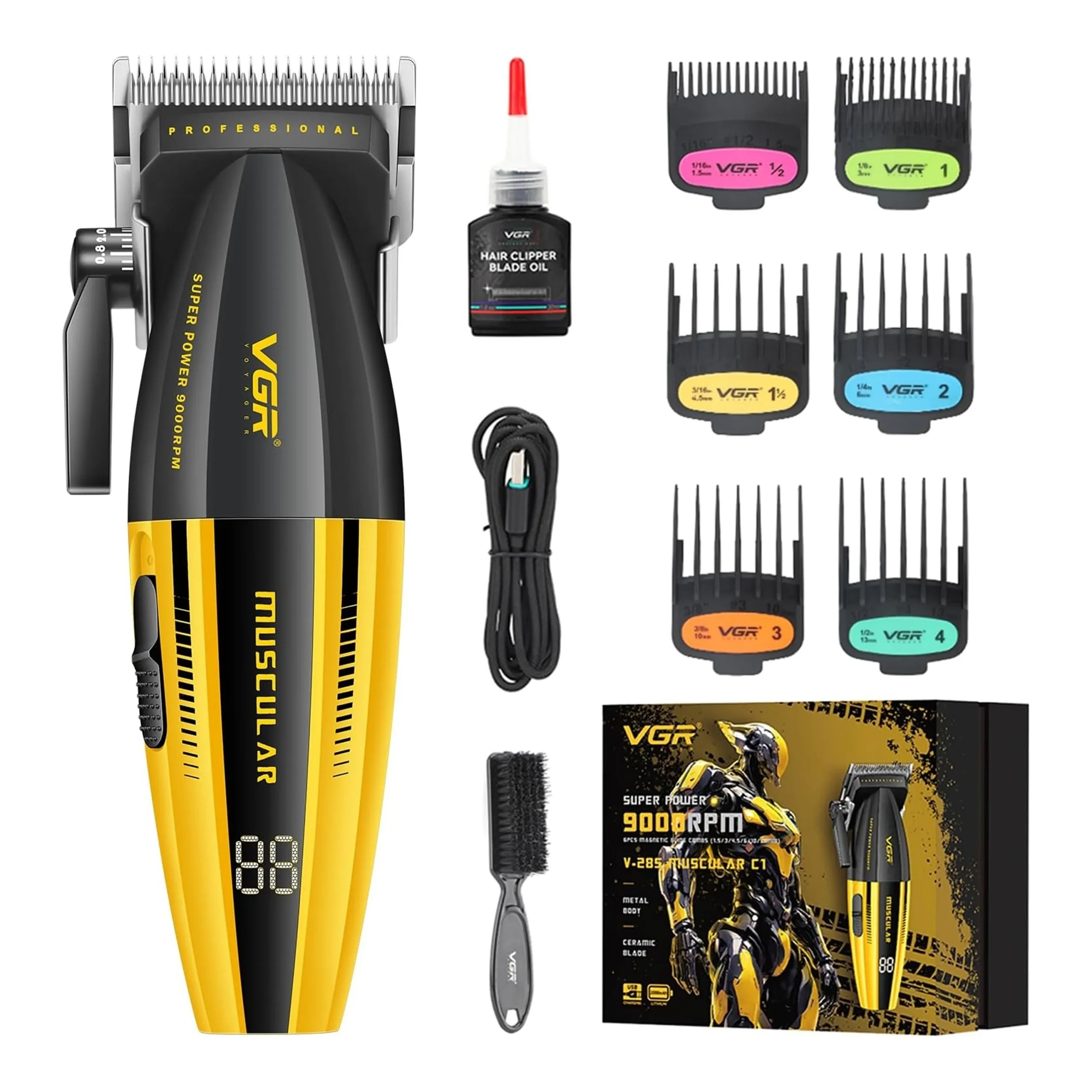 ماشین اصلاح حجم زن سر و صورت وی جی آر مدل V-285