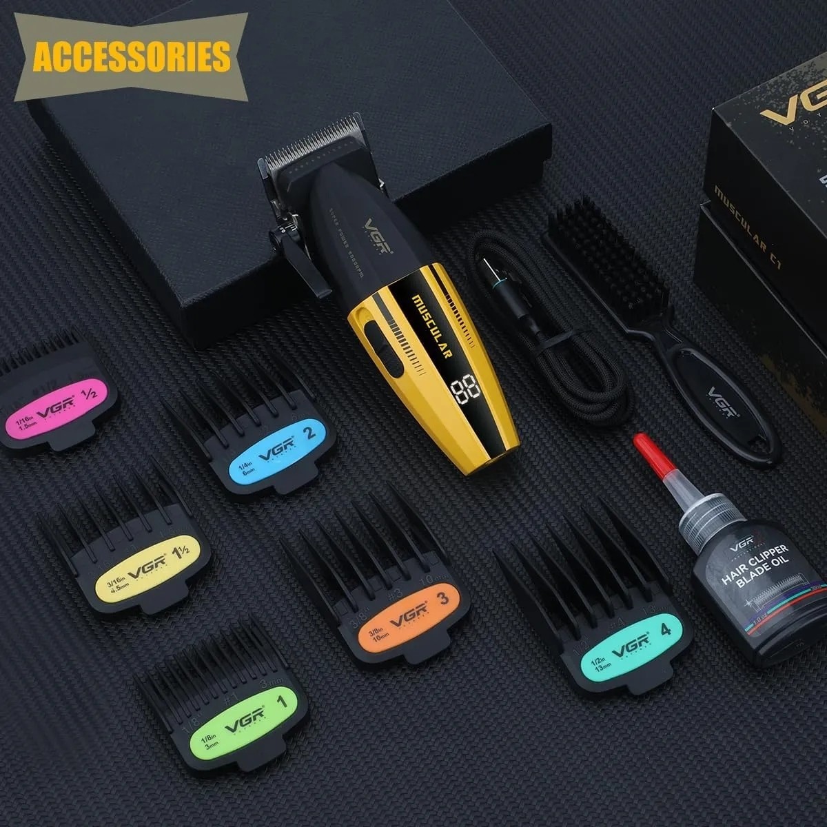 ماشین اصلاح حجم زن سر و صورت وی جی آر مدل V-285
