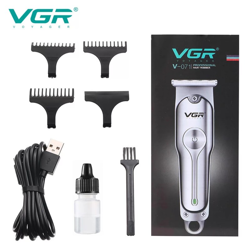 ماشین اصلاح خط زن وی جی ار VGR-071 نقره ای یا مشکی