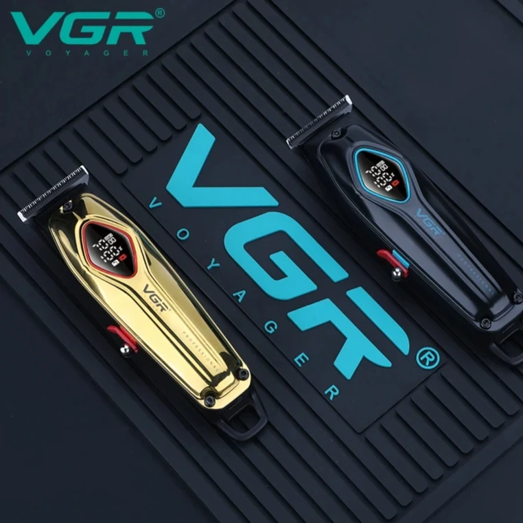 ریش تراش خط زن و صفرزن بدنه فلزی حرفه ای وی جی آر (اصلی) ماشین اصلاح اورجینال VGR