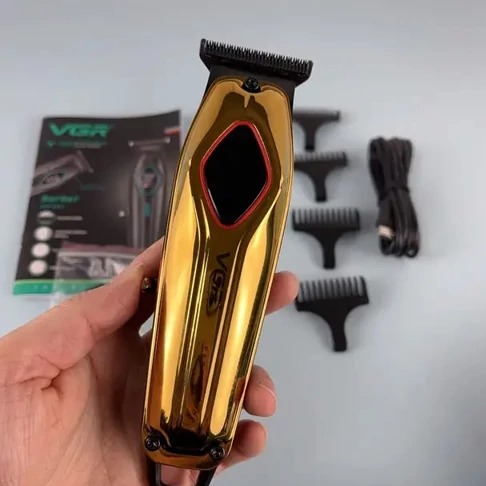 ریش تراش خط زن و صفرزن بدنه فلزی حرفه ای وی جی آر (اصلی) ماشین اصلاح اورجینال VGR