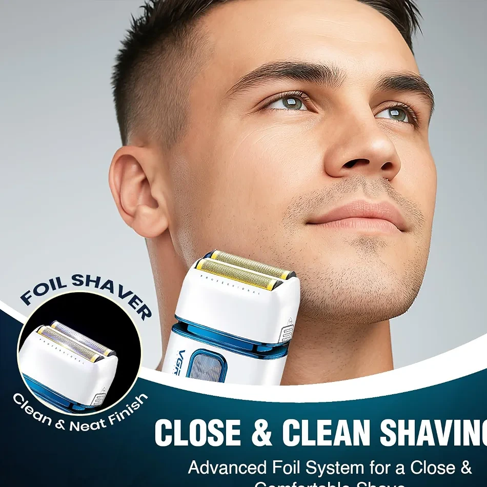 ریش تراش صفرزن مثل ژیلت 2 کاره ( اصلی ) ماشین اصلاح خط زن شیور اورجینال VGR