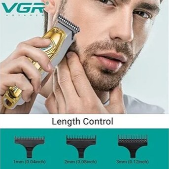 ریش تراش صفرزن خط زن VGR ( اصلی ) ماشین اصلاح وی جی آر شارژی اورجینال