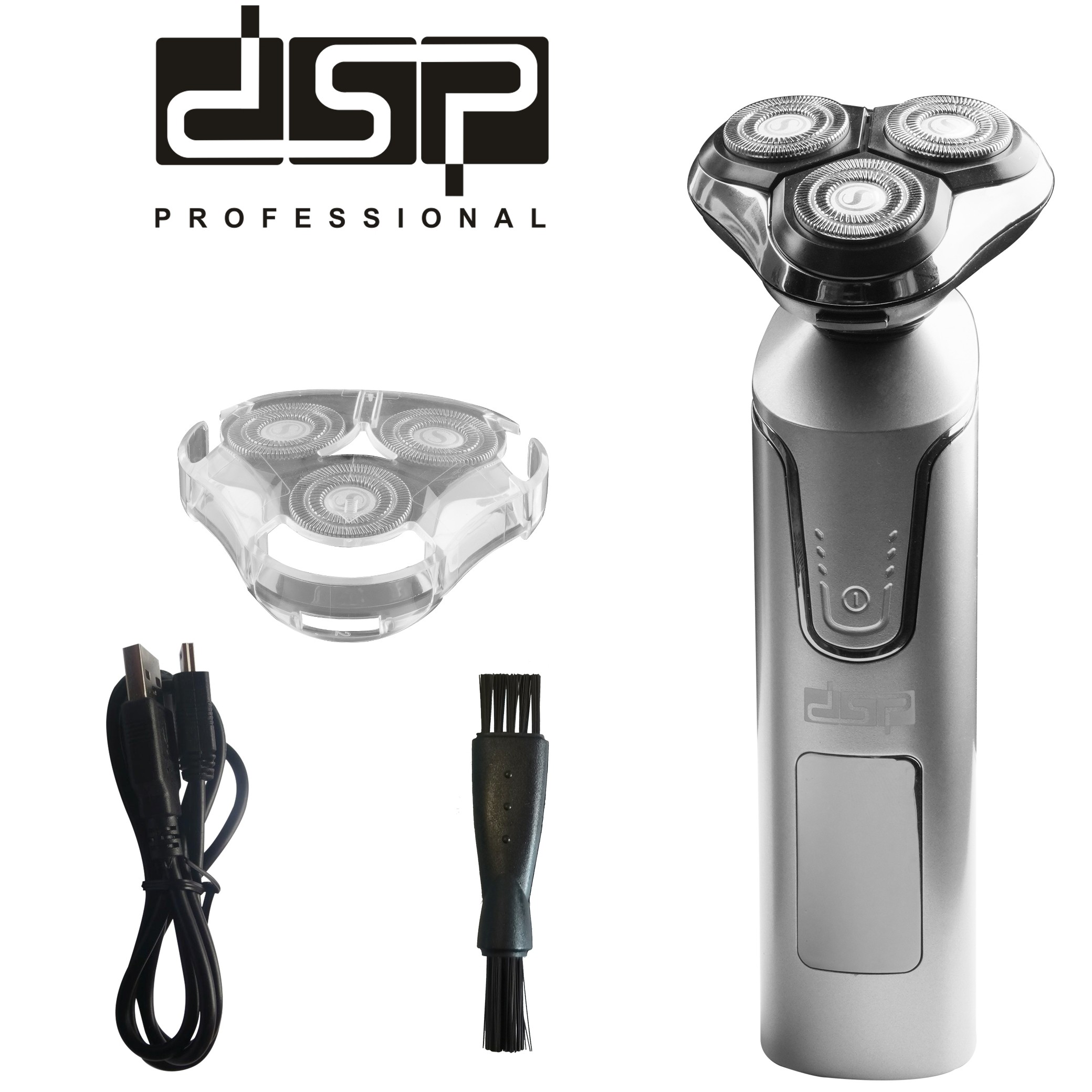 ریش تراش صفرزن 3 تیغه dsp (اصلی) ماشین اصلاح شیور اورجینال