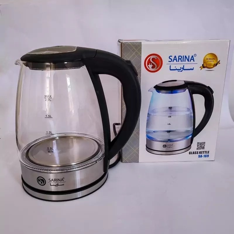 کتری برقی/کتری برقی پیرکس درجه یک حرفه ای / کتبی/ارسال فوری