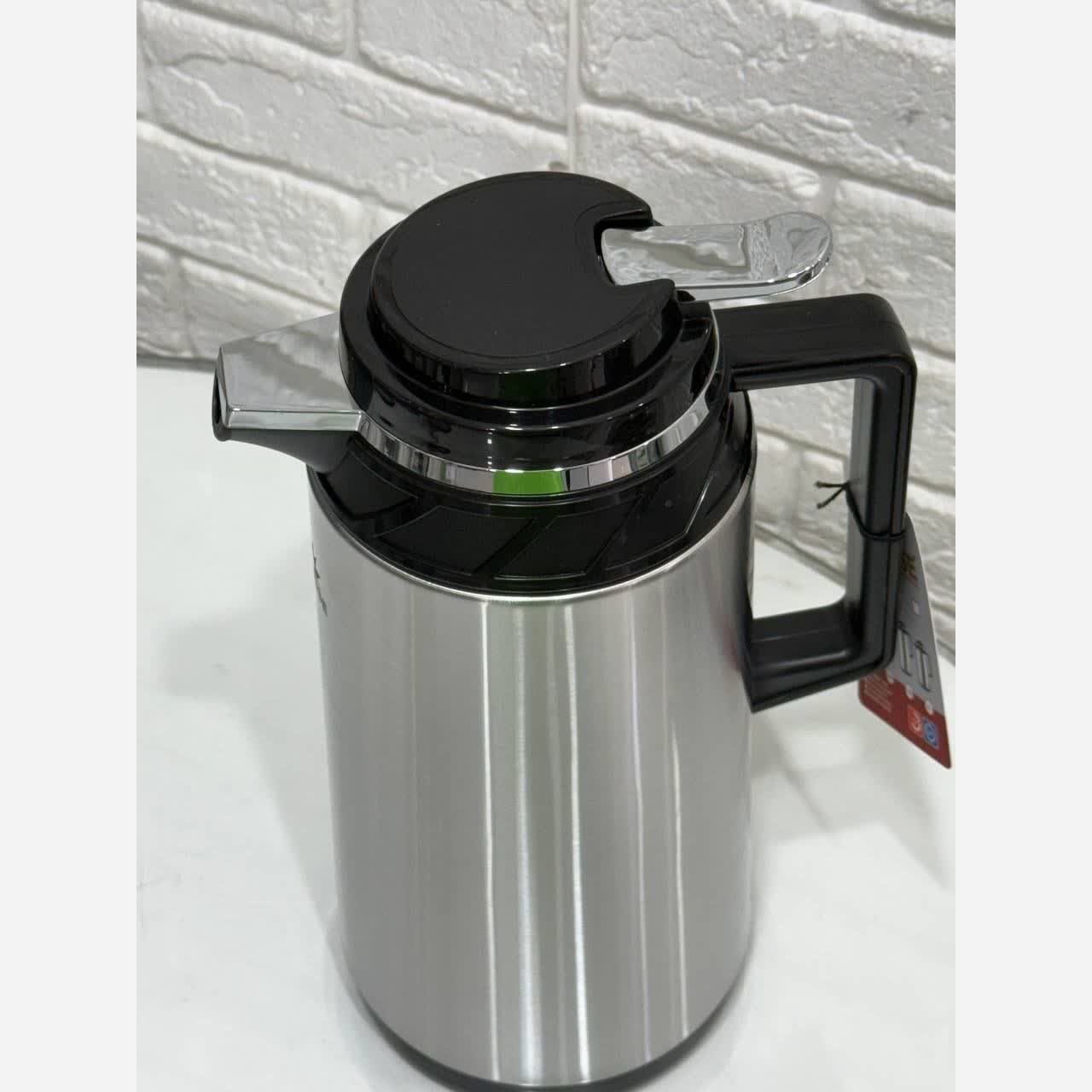 فلاسک/فلاسک استیل داخل شیشه/یک لیتری سان رایز اصلی/کیفیت عالی/اقساطی