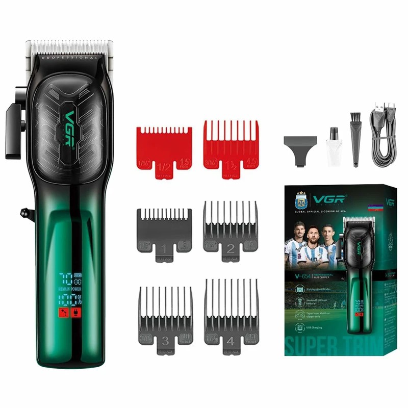 ماشین اصلاح موی سر وصورت شارژی VGR مدل v-654با گلد و اقساطی