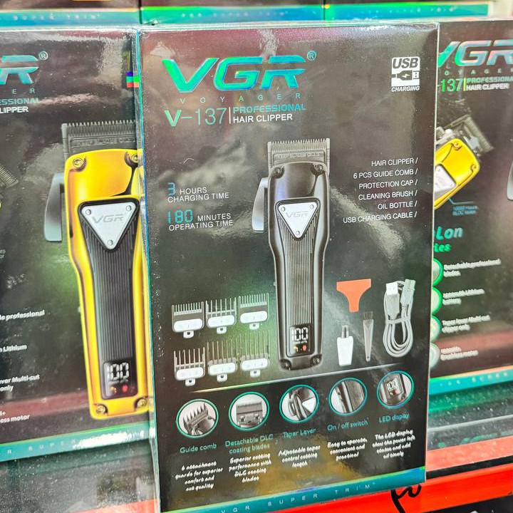 ماشین اصلاح وی جی ار مدل vgr v 137 بسیار پر قدرت و با کیفیت اصلی.