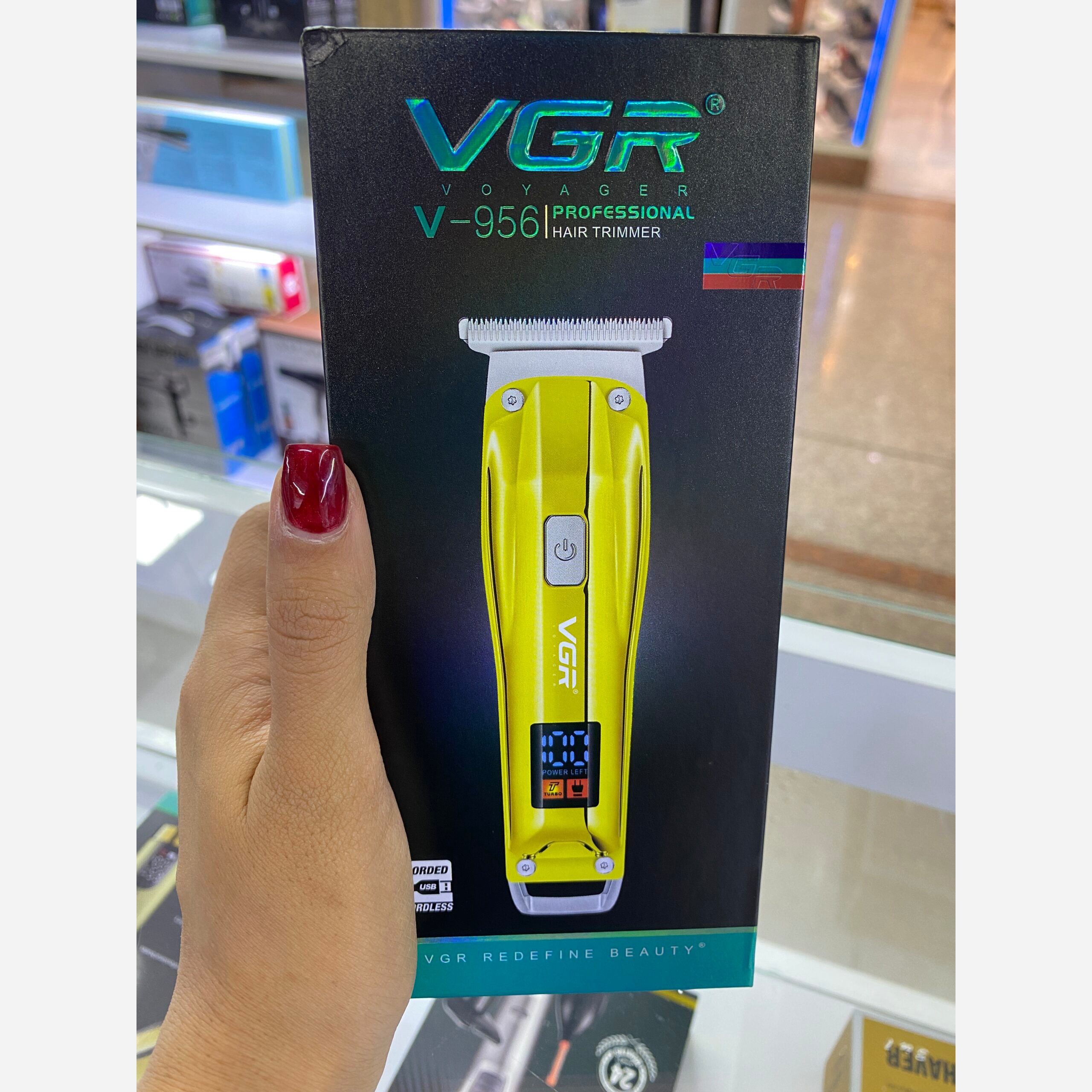 خط زن حرفه ای VGR 956 جنس اصلی رنگ طلایی.