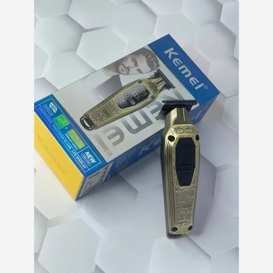 ماشین اصلاح خط زن و صفر زن موی سر و صورت کیمی مدل Kemei Km-1575 بسیار با کیفیت و درجه یک.