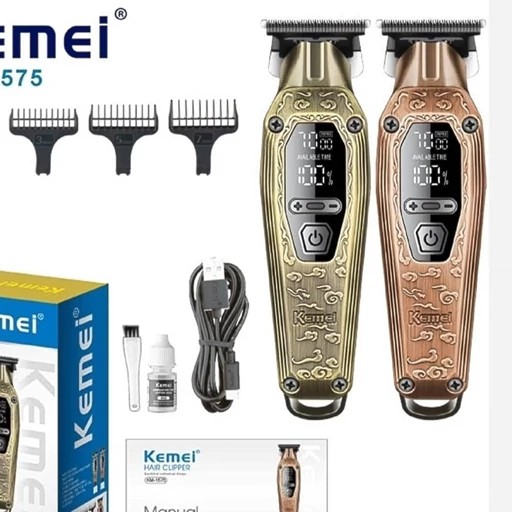 ماشین اصلاح خط زن و صفر زن موی سر و صورت کیمی مدل Kemei Km-1575 بسیار با کیفیت و درجه یک.