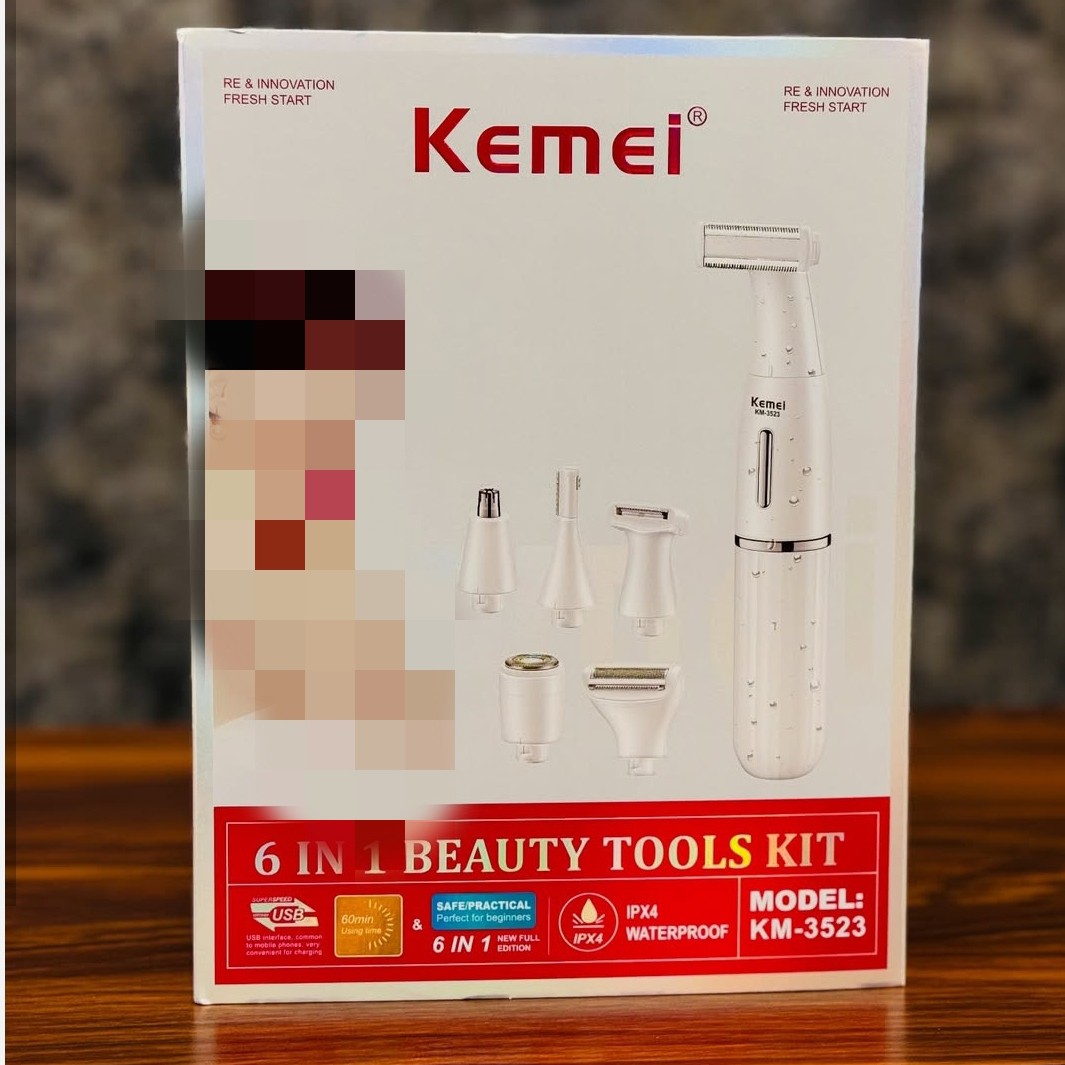 ست اصلاح موی بدن بانوان کیمی KM-3523..