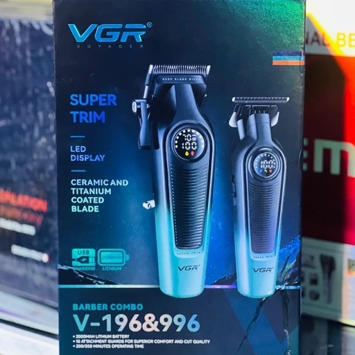 ست ماشین اصلاح وی جی آر مدل V-196 و V-996
