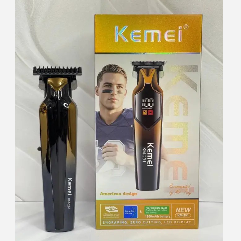 ماشین اصلاح صفر زن و خط زن موی سر و صورت کیمی مدل Kemei KM-291