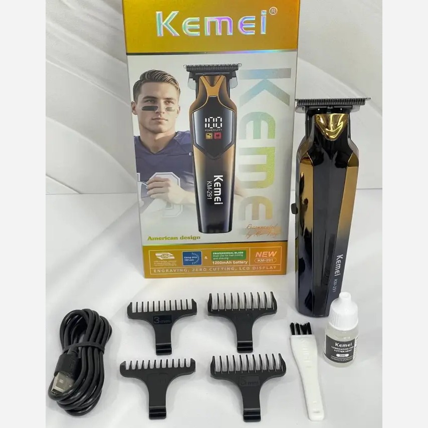 ماشین اصلاح صفر زن و خط زن موی سر و صورت کیمی مدل Kemei KM-291