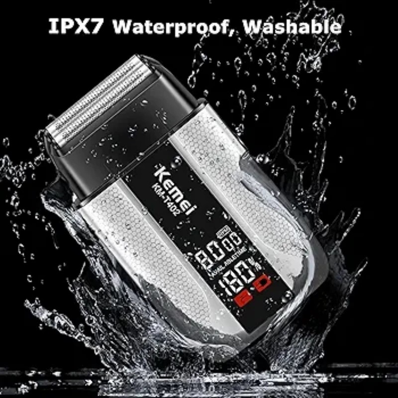 سلطان شیور های دنیا شیورUV دار موی صورت شارژی کیمی مدل KM-T402