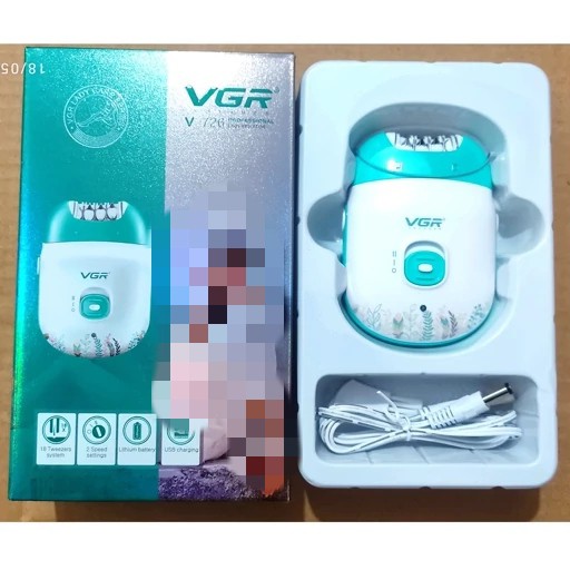 اپیلاتور وی جی آر مدل v-726 ، اپیلیدی موکن و خرید اپیلاتور