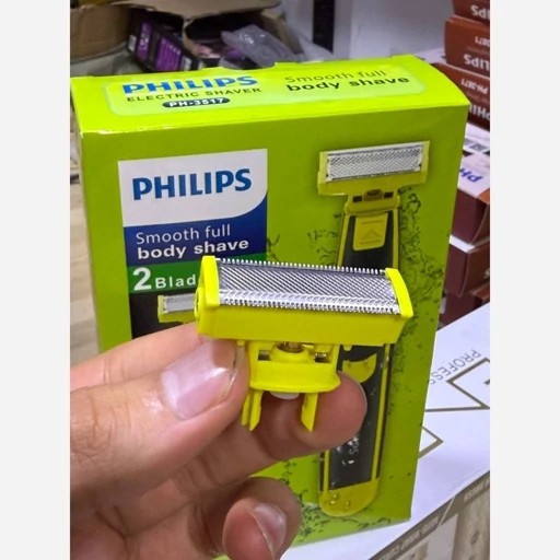 بادی گروم وان بلید فیلیپس مدل PH-3517 ماشین اصلاح بدن و نواحی حساس آقایان شارژی ضد آب با دو تیغه
