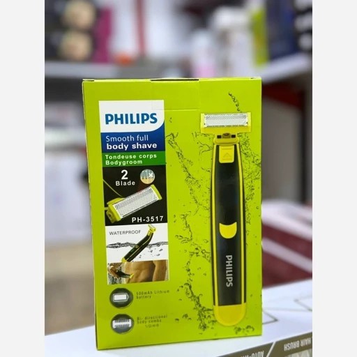 بادی گروم وان بلید فیلیپس مدل PH-3517 ماشین اصلاح بدن و نواحی حساس آقایان شارژی ضد آب با دو تیغه