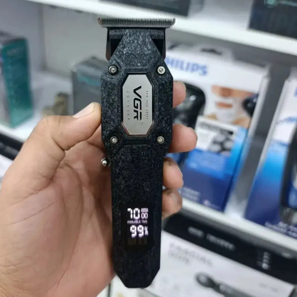ماشین اصلاح خط زن و صفر زن موی سر و صورت شارژی وی جی ار مدل V-900B